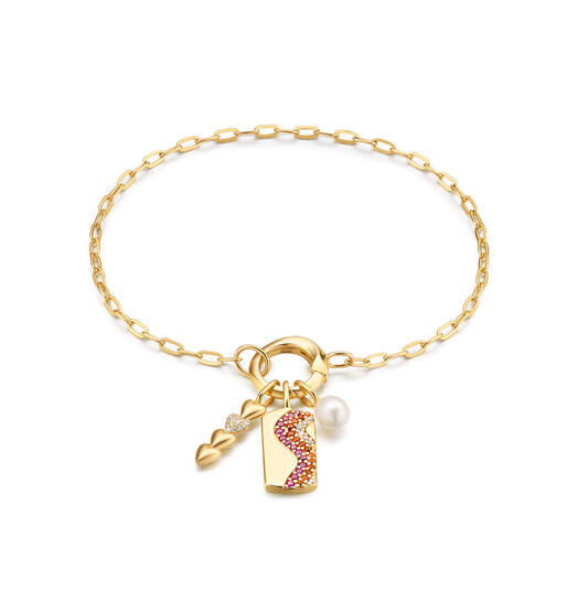  Pop Charms - Hangers - Zilver / 14kt GP - Zirkonia